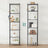 6-Tier Wire Shelving Unit - Metal - Ink Black - Adjustable Shelves with Shelf Liners and Hooks
