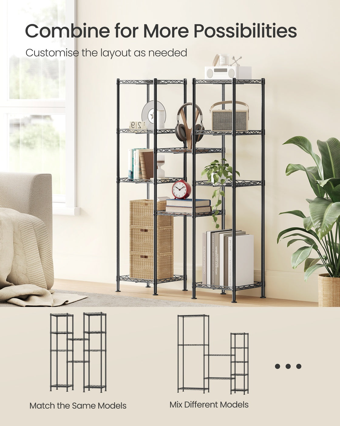 Storage Shelf - 30L - Steel - Adjustable Shelves