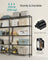 Storage Shelf - 30L - Steel - 5 Tier