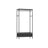Clothes Rack - Metal - Ink Black - Freestanding with Mesh Shelf and Drawers