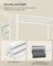 Clothes Rack - Metal - Cloud White - With Mesh Shelf and Drawers