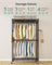 Rolling Portable Wardrobe - 199L - Steel - Adjustable Shelves