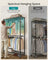 Rolling Portable Wardrobe - 199L - Steel - Adjustable Shelves