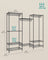 Portable Open Wardrobe - Metal - Ink Black