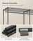 Portable Open Wardrobe - Metal - Ink Black