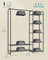 Open Wardrobe - Metal - Ink Black - Freestanding with Storage Shelves