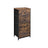 Drawer Storage Unit - Fabric - Light Grey and White - Slim Design with Metal Frame