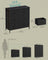 6 Drawer Chest - Steel - Ink Black & Ebony Black - Versatile Fabric Storage Unit