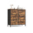 6 Drawer Chest - Steel - Ink Black & Ebony Black - Versatile Fabric Storage Unit
