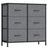 BELLAH Collection Chest of Drawers Storage Unit 6 Drawers - MDF and Wood - Slate Grey