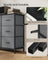 BELLAH Collection Chest of Drawers Storage Unit 6 Drawers - MDF and Wood - Slate Grey
