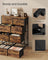Fabric Storage Unit - 8 Drawer Design - Steel - Ink Black