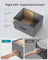 BELLAH Collection Chest of Drawers Storage Unit 8 Drawers - MDF and Wood - Slate Grey
