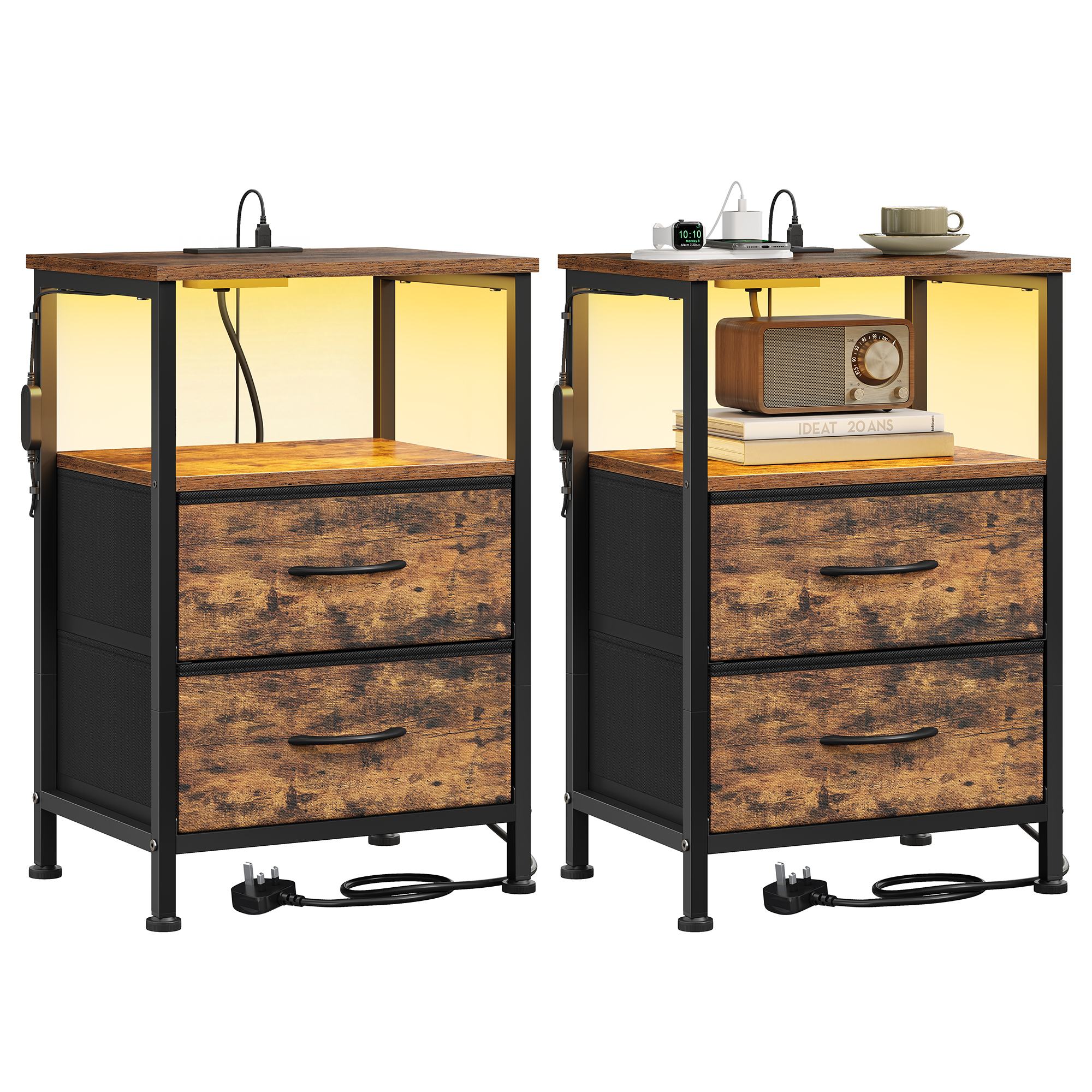 Bedside Table - Set of 2