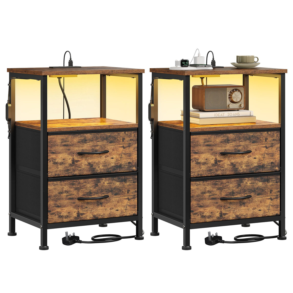 Bedside Table - Set of 2