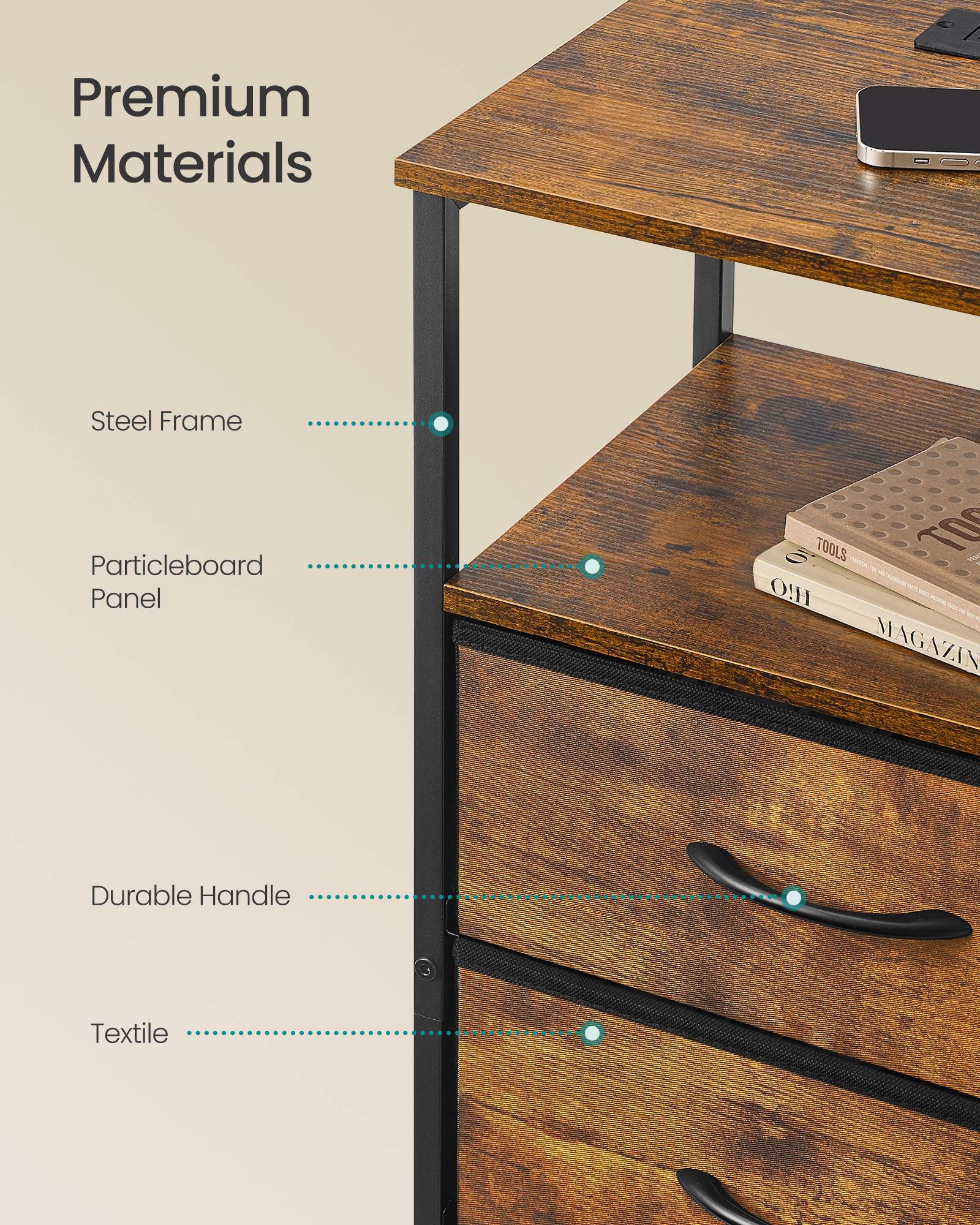 Bedside Table - Set of 2