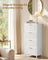 Chest of Drawers - Steel with Anti-Tip Kit - Snow White - 39.6 x 30 x 96.2 cm