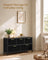 Chest of Drawers - Steel with Anti-Tip Kit - Ink Black - 98.7 x 30 x 53.2 cm