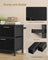 Chest of Drawers - Steel with Anti-Tip Kit - Ink Black - 98.7 x 30 x 53.2 cm