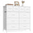 Storage Cabinet - With Doors and Adjustable Shelves - Cloud White - 98.7 x 30 x 96.2 cm