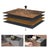 Chest of Drawers - Fabric - Rustic Brown and Black - 6 Drawers Storage Organizer Unit