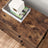 Chest of Drawers - Fabric - Rustic Brown and Black - 6 Drawers Storage Organizer Unit