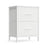 2-Drawer Bedside Table - MDF - Ink Black - Non-Woven Fabric Storage Drawers