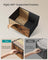 3-Drawer Chest - Non-Woven Fabric - Ink Black - Sturdy Design for Everyday Use