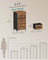 3-Drawer Chest - Non-Woven Fabric - Ink Black - Sturdy Design for Everyday Use