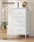 Chest of Drawers - Steel - Ink Black - 3 Non-Woven Fabric Drawers
