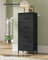 4-Drawer Chest - Steel - Ink Black - Versatile Fabric Storage