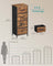 4-Drawer Chest - Steel - Ink Black - Versatile Fabric Storage