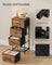 4-Drawer Chest - Steel - Ink Black - Versatile Fabric Storage