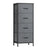 BELLAH Collection Chest of Drawers 4 Drawers - MDF and Wood - Slate Grey
