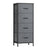 BELLAH Collection Chest of Drawers 4 Drawers - MDF and Wood - Slate Grey