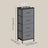 Chest of Drawers - Steel with Anti-Tip Kit - Gray - 30 x 39.6 x 95.2 cm