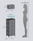 BELLAH Collection Chest of Drawers 4 Drawers - MDF and Wood - Slate Grey