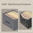 Chest of Drawers - Steel with Anti-Tip Kit - Gray - 30 x 39.6 x 95.2 cm