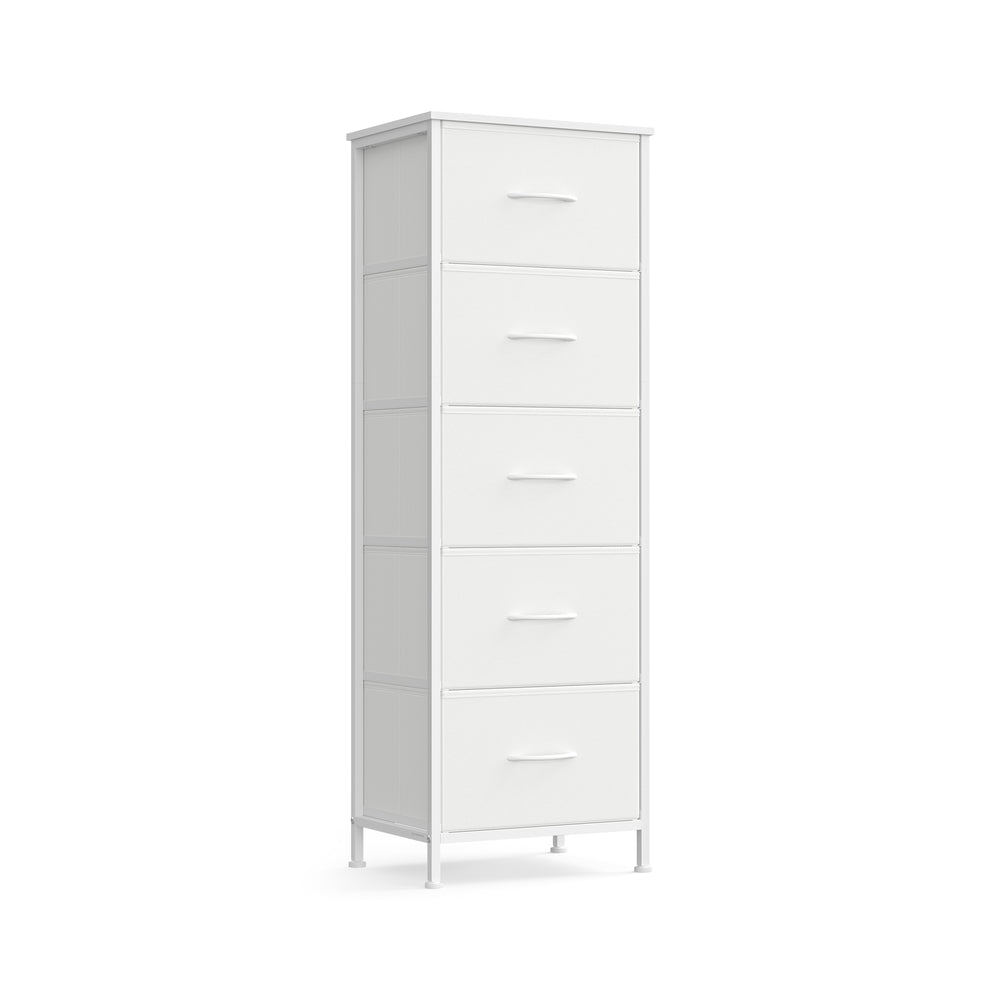 Storage Unit - 5 Drawers - Fabric - Ink Black