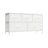5-Drawer Chest - MDF - Rustic Brown - Versatile Fabric Storage Unit