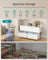 Chest of Drawers - 5 Storage Drawers - Steel - Rustic Brown
