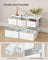 Chest of Drawers - 5 Storage Drawers - Steel - Rustic Brown