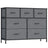 BELLAH Collection Chest of Drawers 7 Drawers - MDF and Wood - Slate Grey