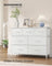 Chest of Drawers - 5 Storage Drawers - MDF - Rustic Brown