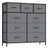 BELLAH Collection Chest of Drawers 9 Drawers Slate - MDF - Grey