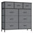 BELLAH Collection Chest of Drawers 9 Drawers Slate - MDF - Grey