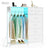 Open Wardrobe - Steel with Fabric Drawers and LED Lights - Cloud White - 102.7 x 35 x 117.6 cm
