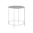 Round Side Table - Tempered Glass - Steel Frame