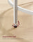 Round Coffee Table - Tempered Glass - Gold - Stable Metal Frame