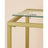 Console Table - Tempered Glass - Gold